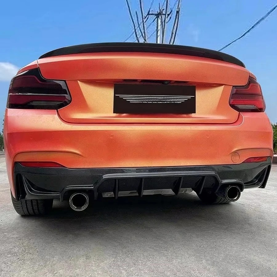 Carbon Fiber Rear Diffuser for 2 Series M235i M240i F22 F23 Accsesories Body Kits